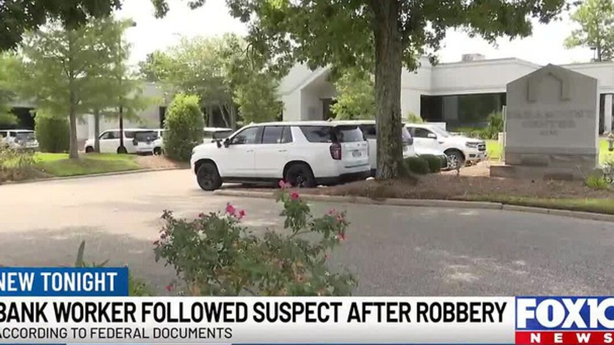 Bank employee followed alleged robber, helping police make arrest ...