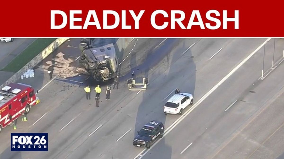 2 dead after crash involving 18-wheeler on Katy Freeway near Houston ...