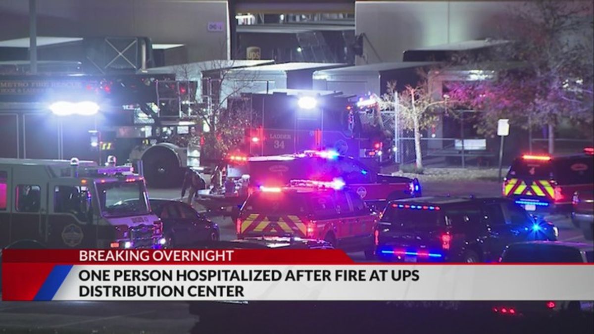 A lithium-ion battery sparks fire at UPS distribution center | Haystack ...