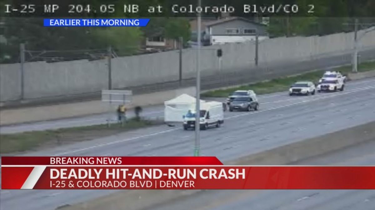 Police search for suspect in deadly hit-and-run on I-25 in Denver ...
