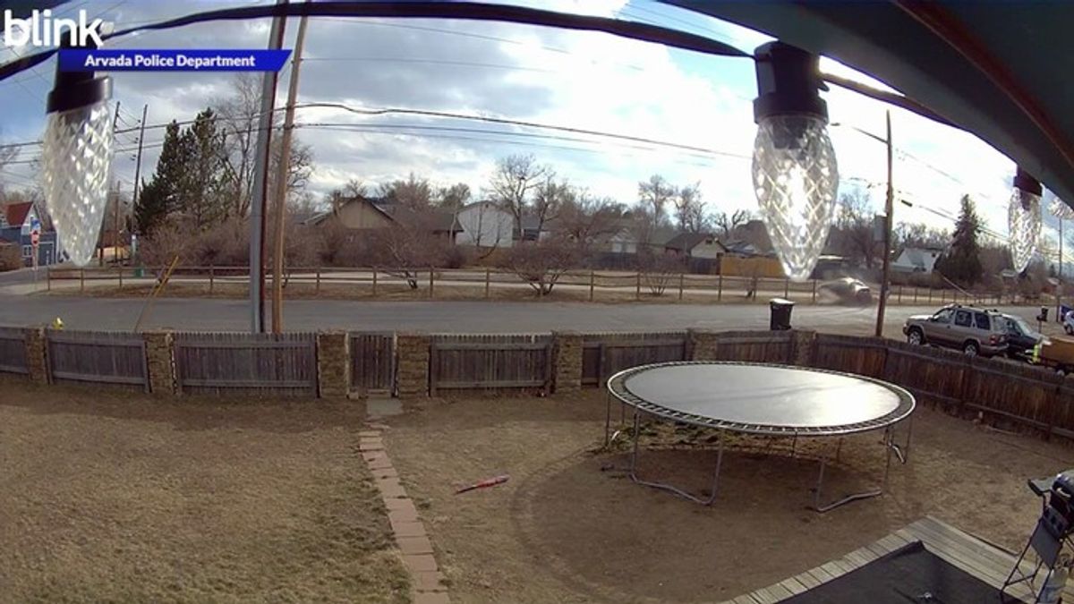 Car crashes through fence in Arvada neighborhood before fleeing the ...