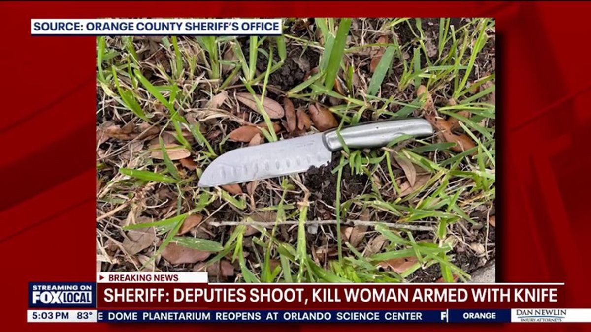 Woman armed with knife shot, killed by deputies, sheriff says ...