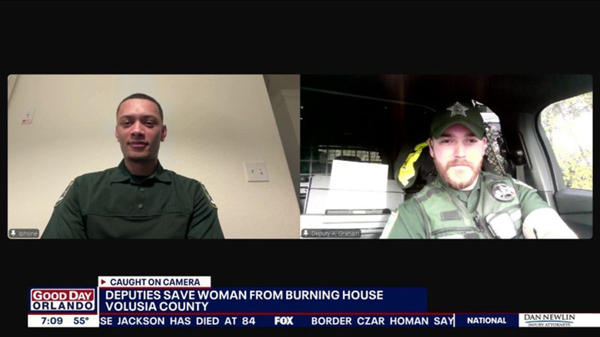 Volusia County deputies save woman from burning house | Haystack News