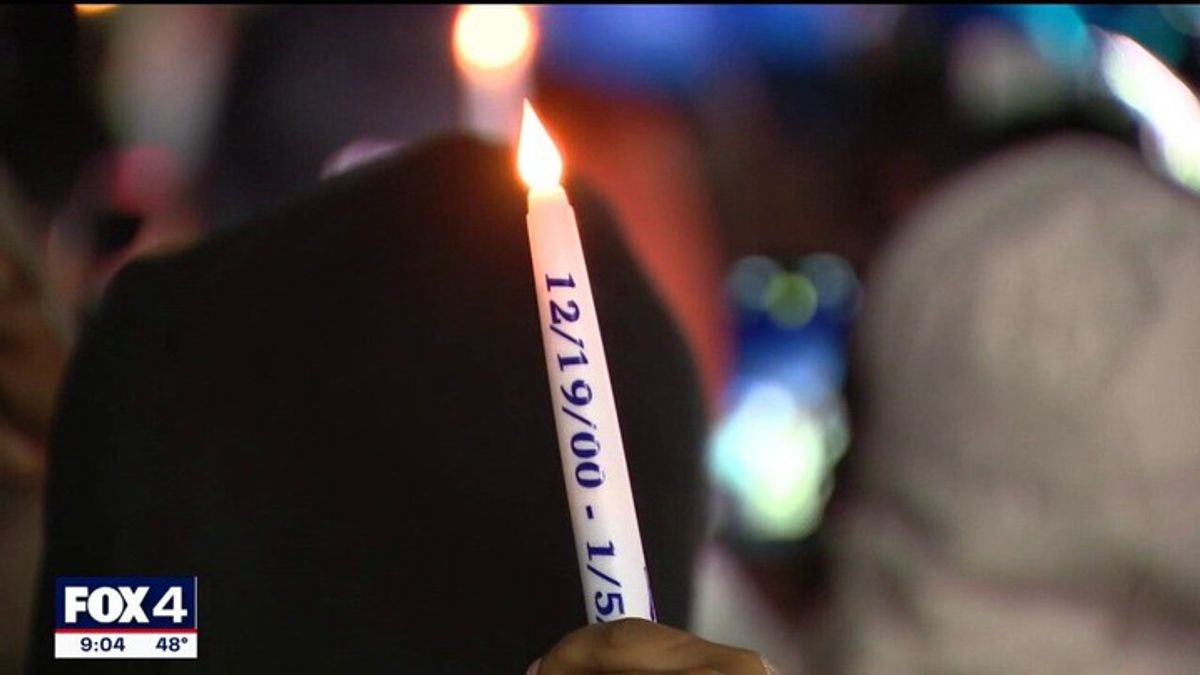 Vigil for rapper 