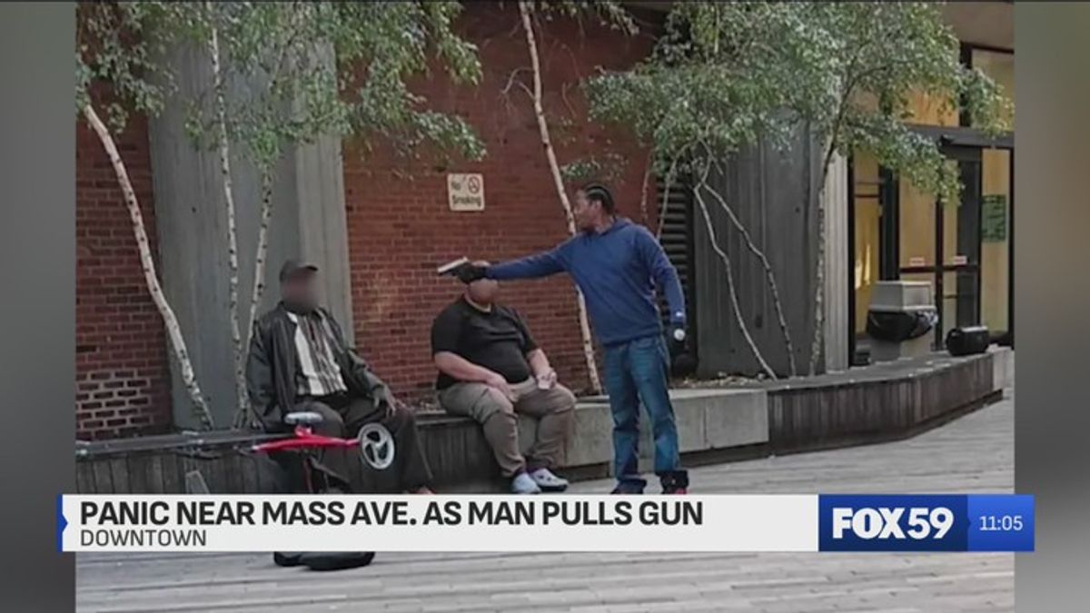 Panic near Mass Ave. as man pulls gun | Haystack News