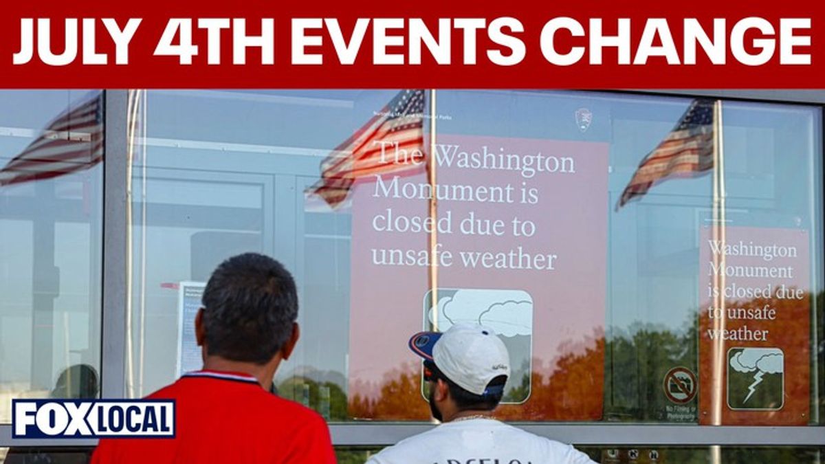 Heat wave delays National Mall events and slows Metro ahead of Fourth ...