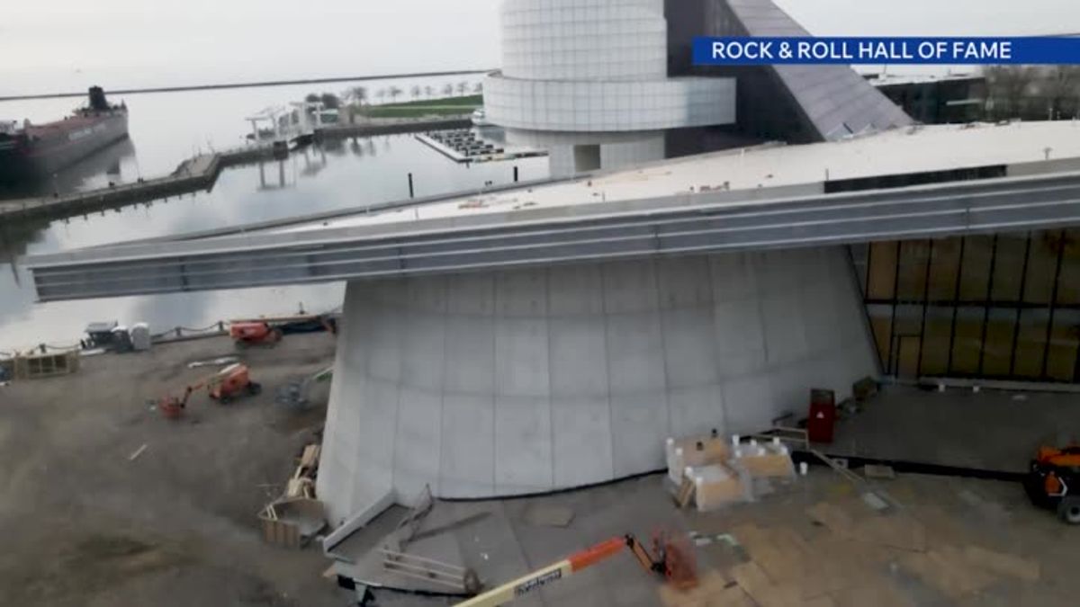Glimpse inside construction zone of Rock Hall expansion project ...