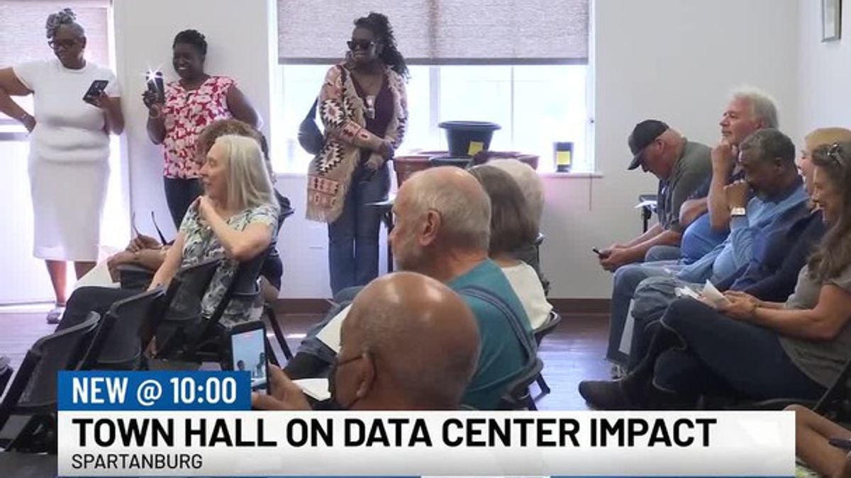 Town hall on data center impact held in Spartanburg | Haystack News