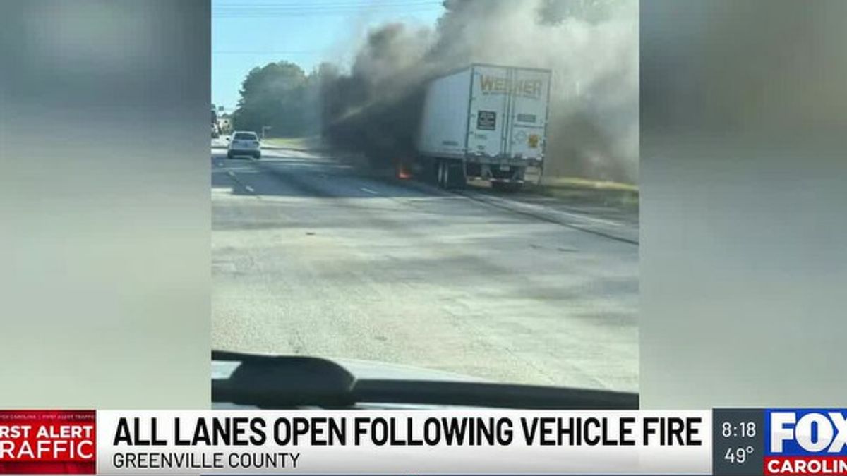 Weekend vehicle fire shut down I-85N in Greenville | Haystack News