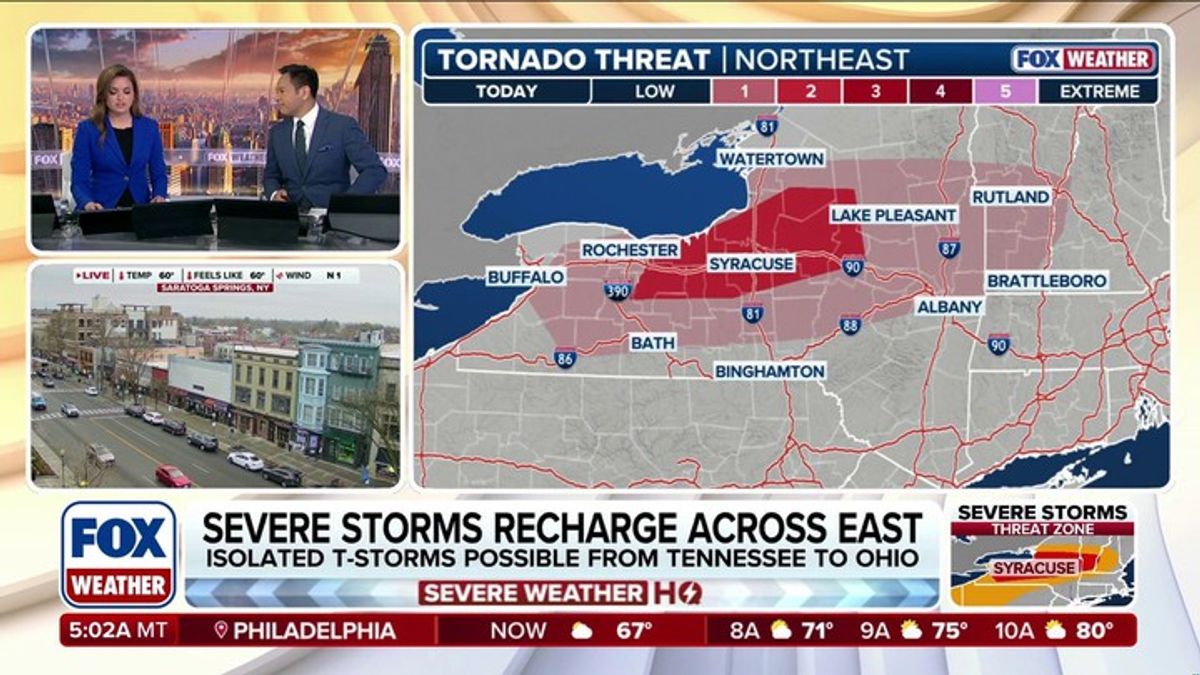 Severe storms charge east bringing more threats of damaging winds ...