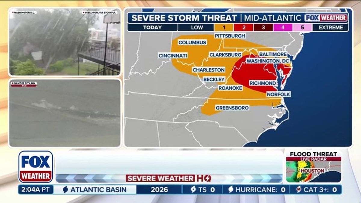 Damaging winds, flash flooding threaten millions as severe storms ...