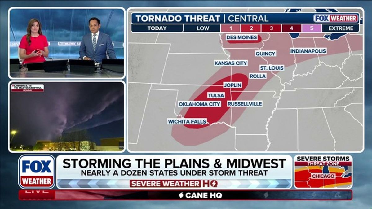 Another day of severe storms to affect 130 million people from Texas to ...