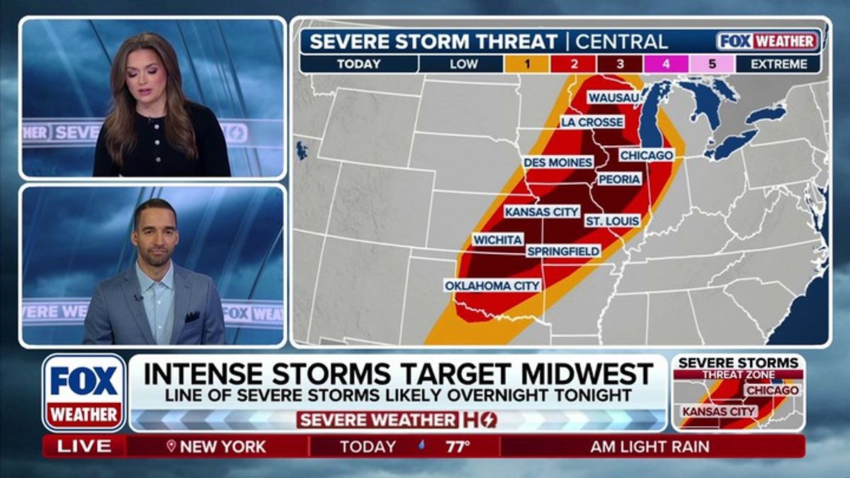 Intense severe weather targets more than 50 million from Texas to ...