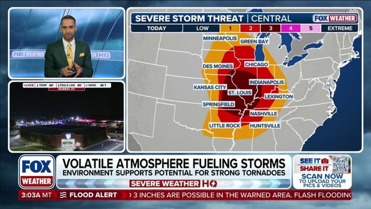 Potential high-end tornado outbreak for Midwest depends on evolution of ...