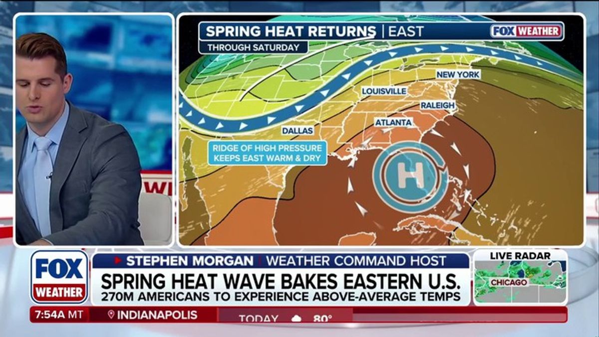 Spring heat wave bakes eastern US through the week | Haystack News