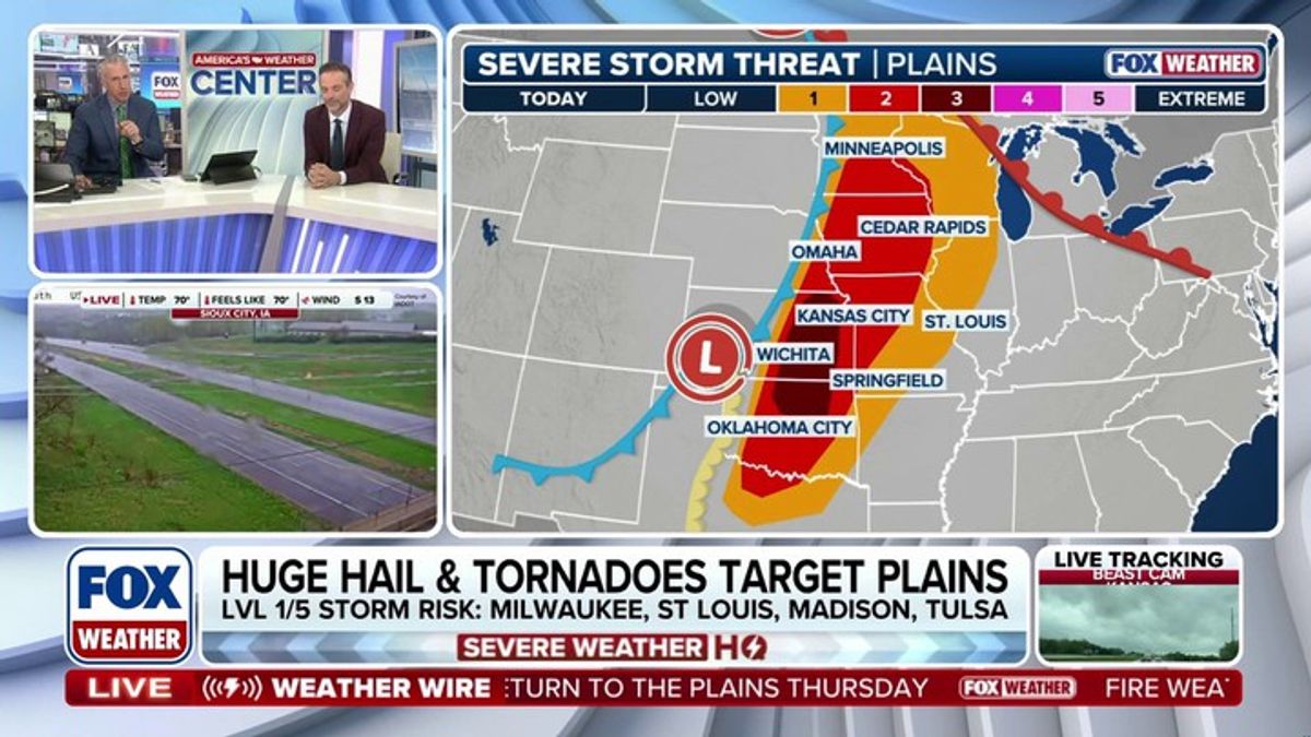 Severe storms bring tornado, hail threat to Midwest | Haystack News