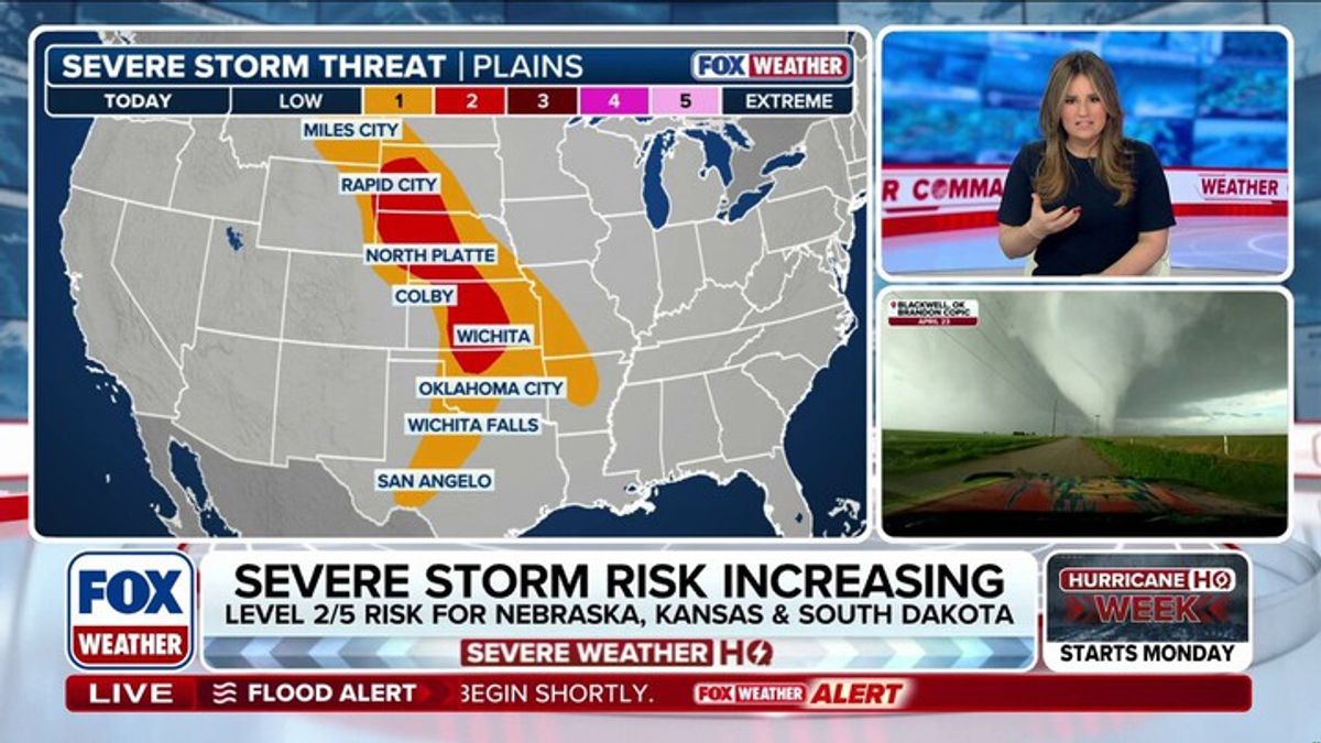 Severe storms bringing large hail, damaging wind threat to the northern ...
