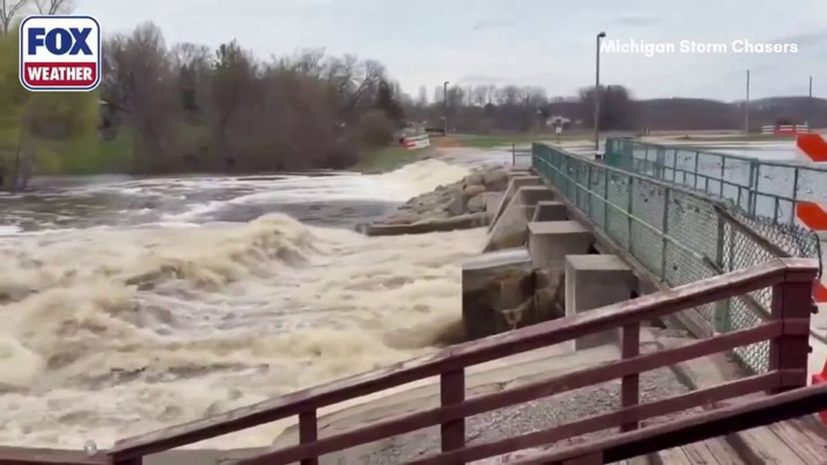 Hesperia Dam is close to failure as heavy rain and snowmelt fuel ...