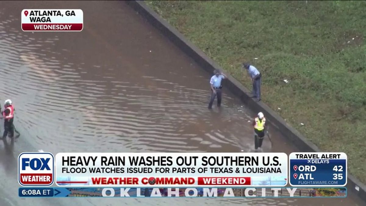 Heavy rain slams the South with Flood Watches issued for parts of Texas ...