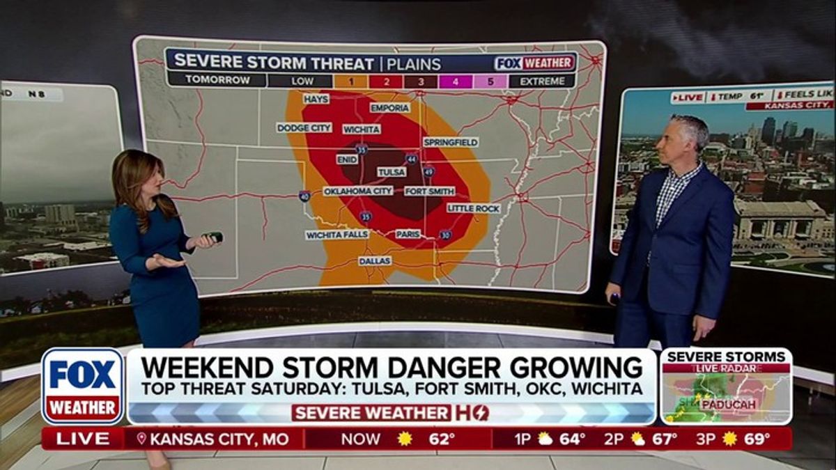 Weekend severe storm threat increasing for the southern Plains this ...