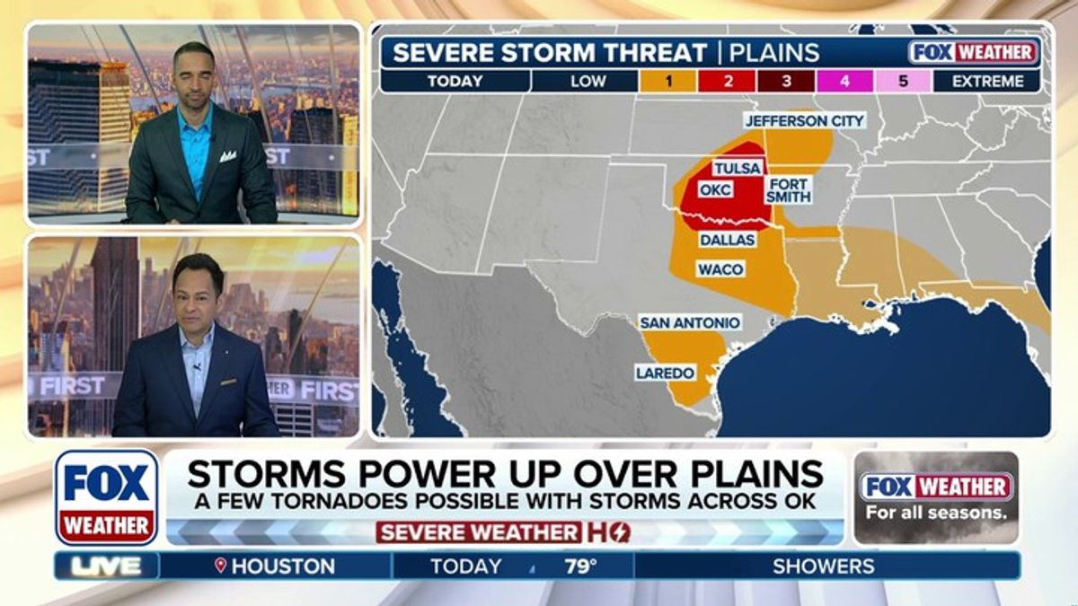 Severe storms target nearly 40M across the Southern Plains through ...