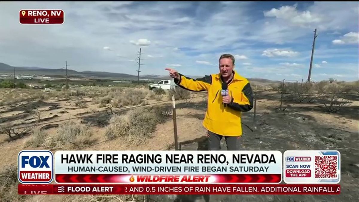 Robert Ray reports from ash-covered Reno as Hawk Fire forces mass ...