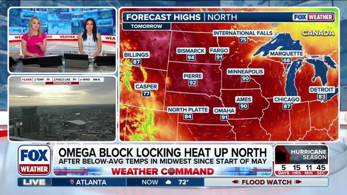 Summer-like heat locks in over the Upper Midwest, Northern Plains ...