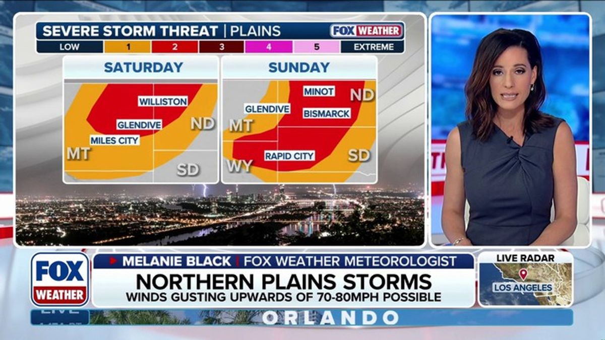 Rounds of severe storms target Northern Plains through the weekend ...