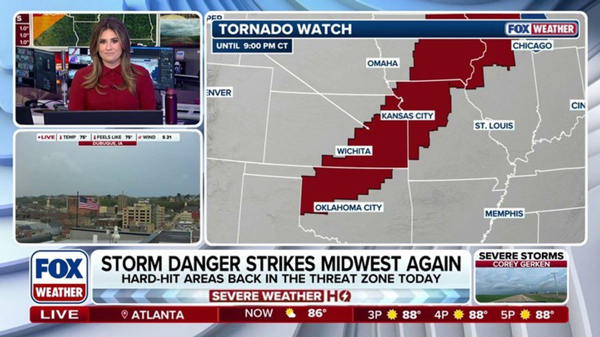 Millions in Midwest under alert for severe storms this evening ...