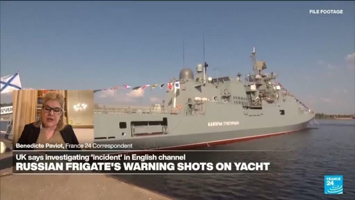 Russian warship fires 'warning shots' at UK yacht in Channel | Haystack ...