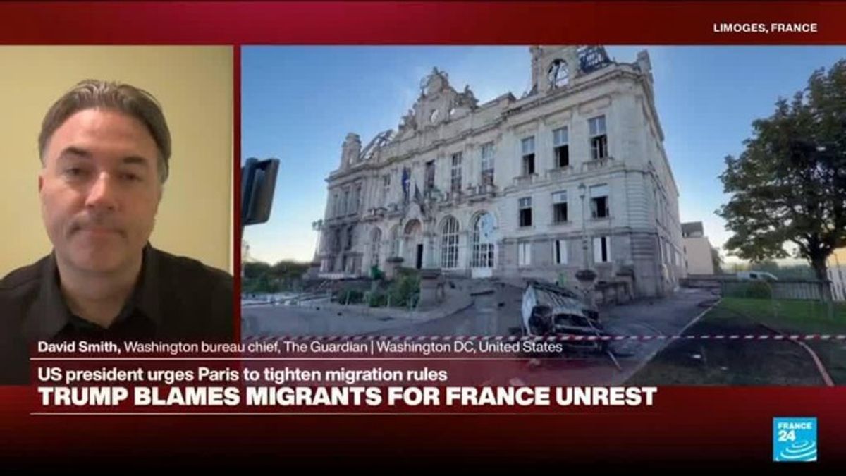 Trump says 'France is burning', country 'shattered' by immigration ...