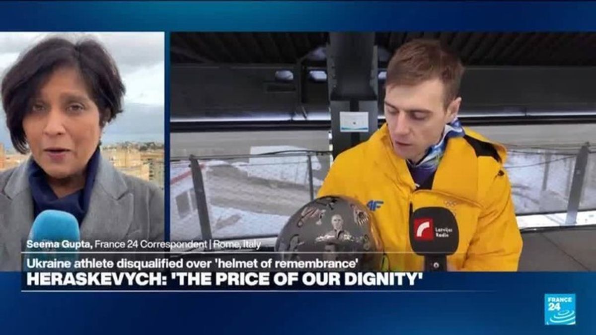 Milano-Cortina: Controversy erupts over Ukrainian athlete’s helmet ...