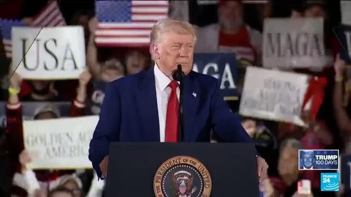 Trump's 100 days: US President's approval ratings drop to record-low ...