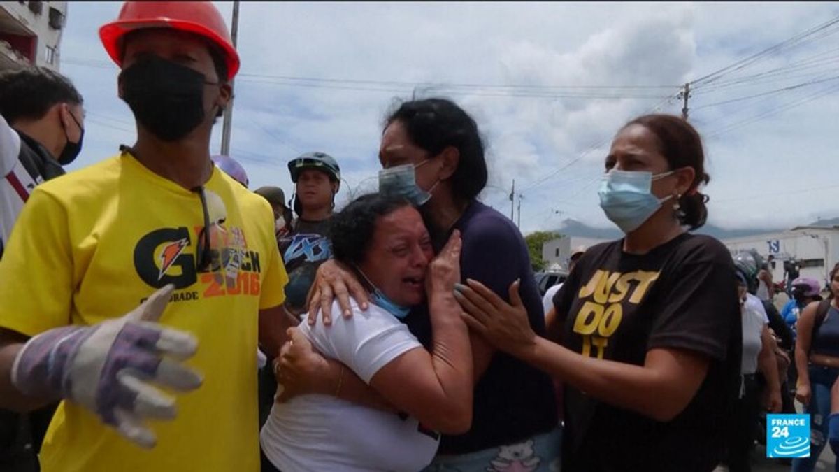 Anger and grief as hopes fade of finding Venezuela earthquake survivors ...
