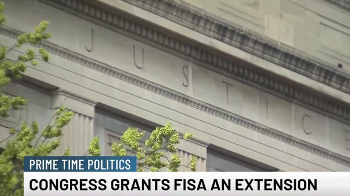 Congress grants FISA an extension | Haystack News