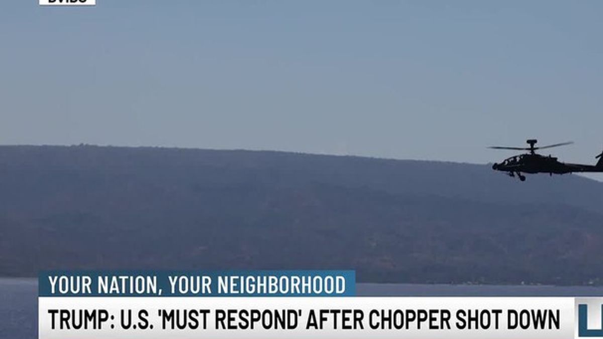 Trump: U.S. 'must respond' after chopper shot down | Haystack News