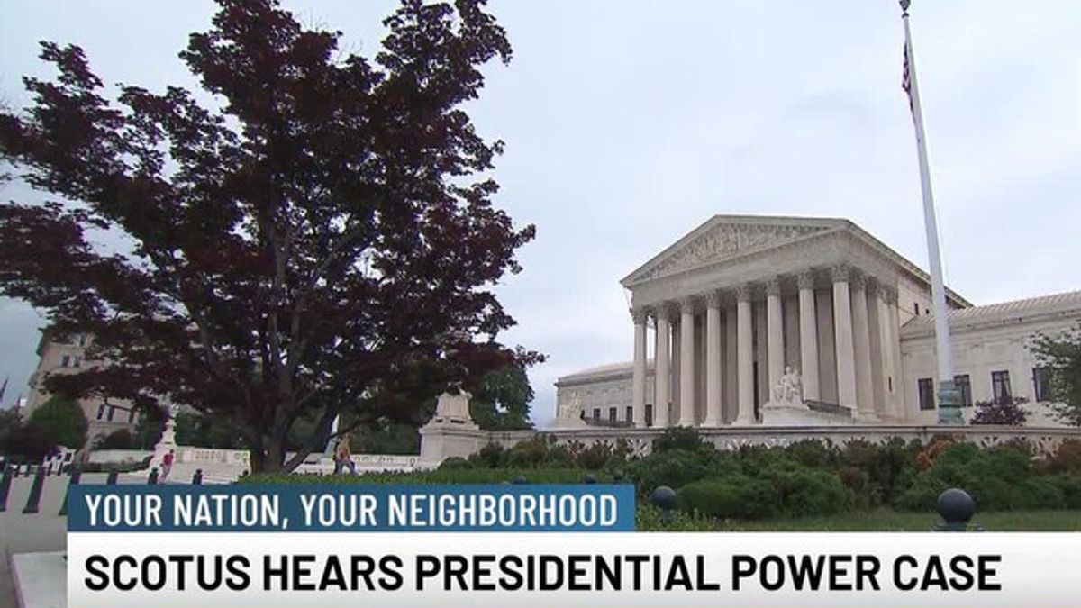 SCOTUS hears presidential power case | Haystack News