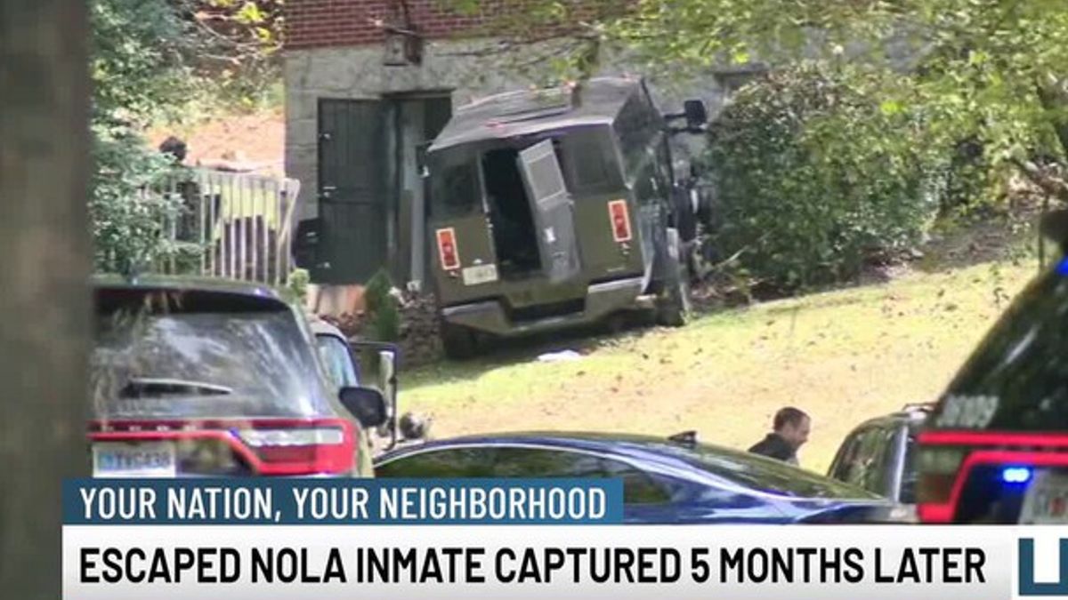 Escaped New Orleans inmate captured 5 months later | Haystack News