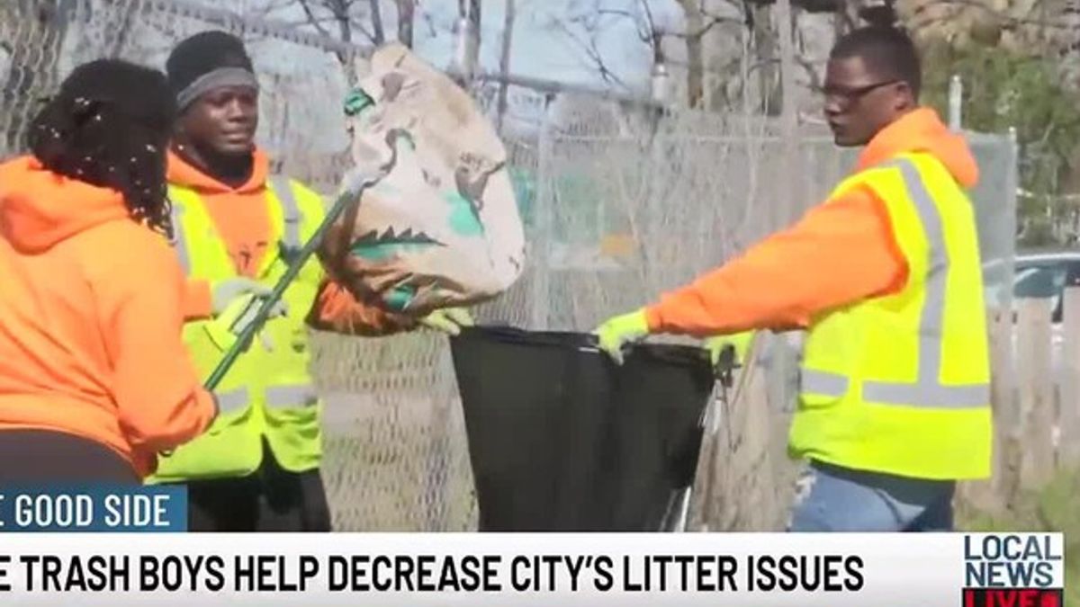 The trash boy's help decrease city's litter issues | Haystack News