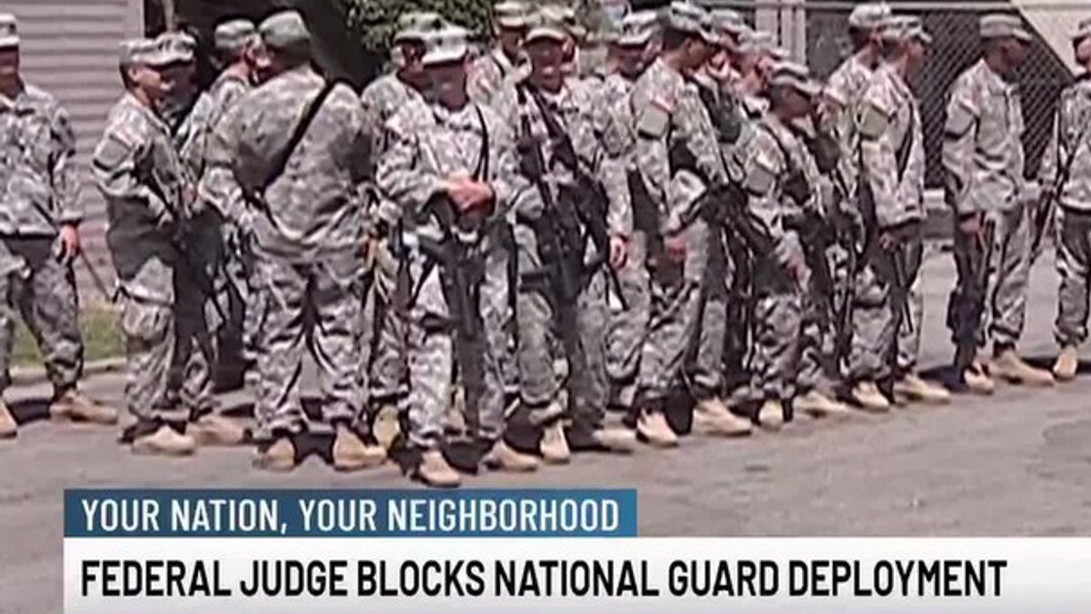 Federal judge blocks national guard deployment | Haystack News