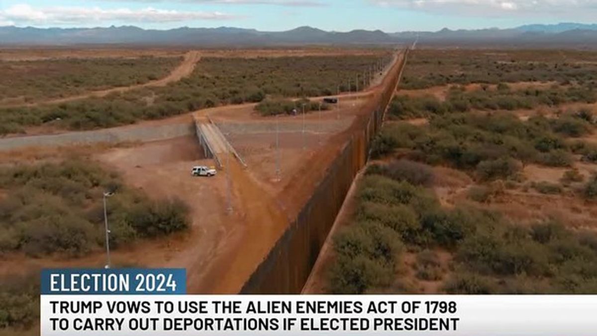 Trump Vows to Use Alien Enemies Act of 1798 to Carry Out Deportations ...
