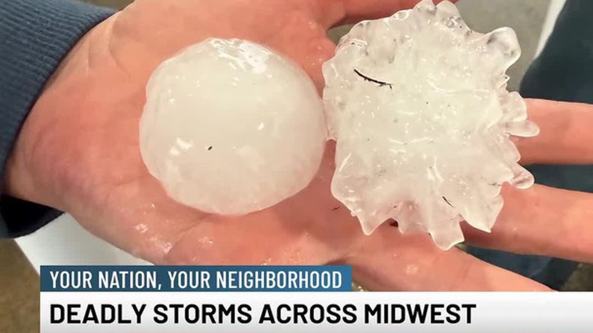 Baseball-sized hail damage cars in Kansas city | Haystack News