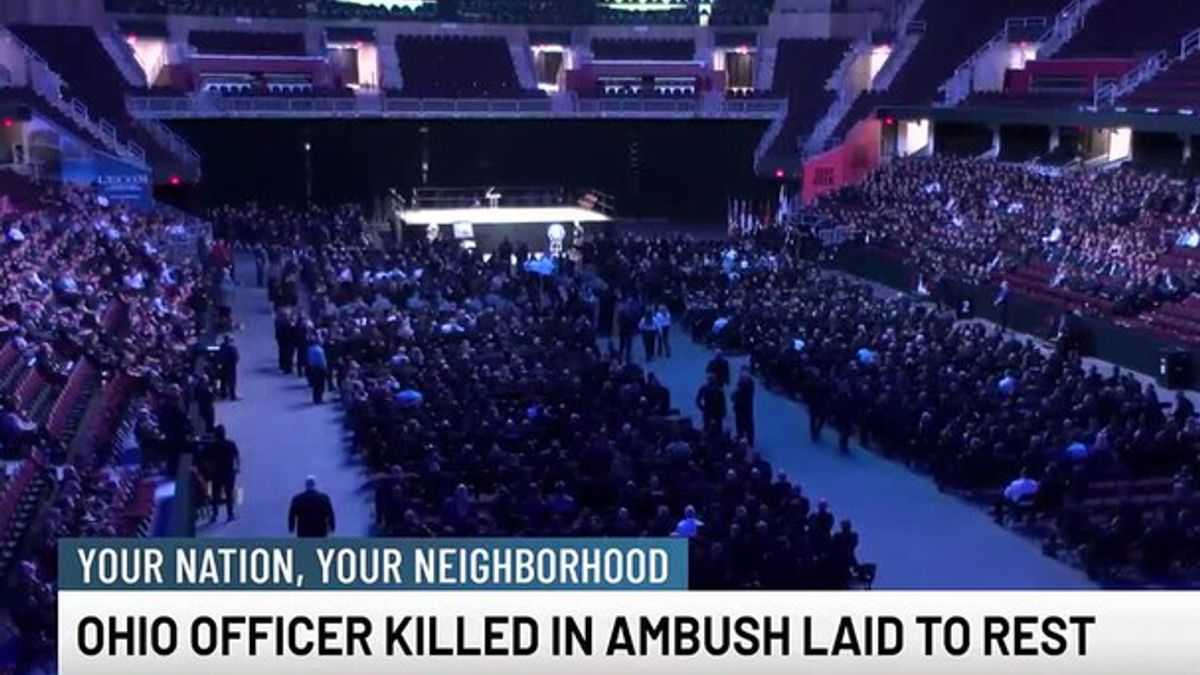 Ohio officer killed in ambush laid to rest | Haystack News