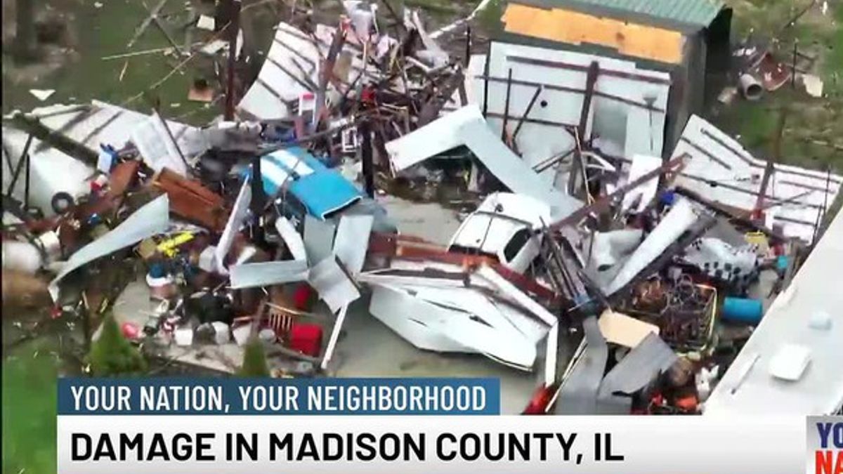 Tornado, hail storm rip across midwest | Haystack News