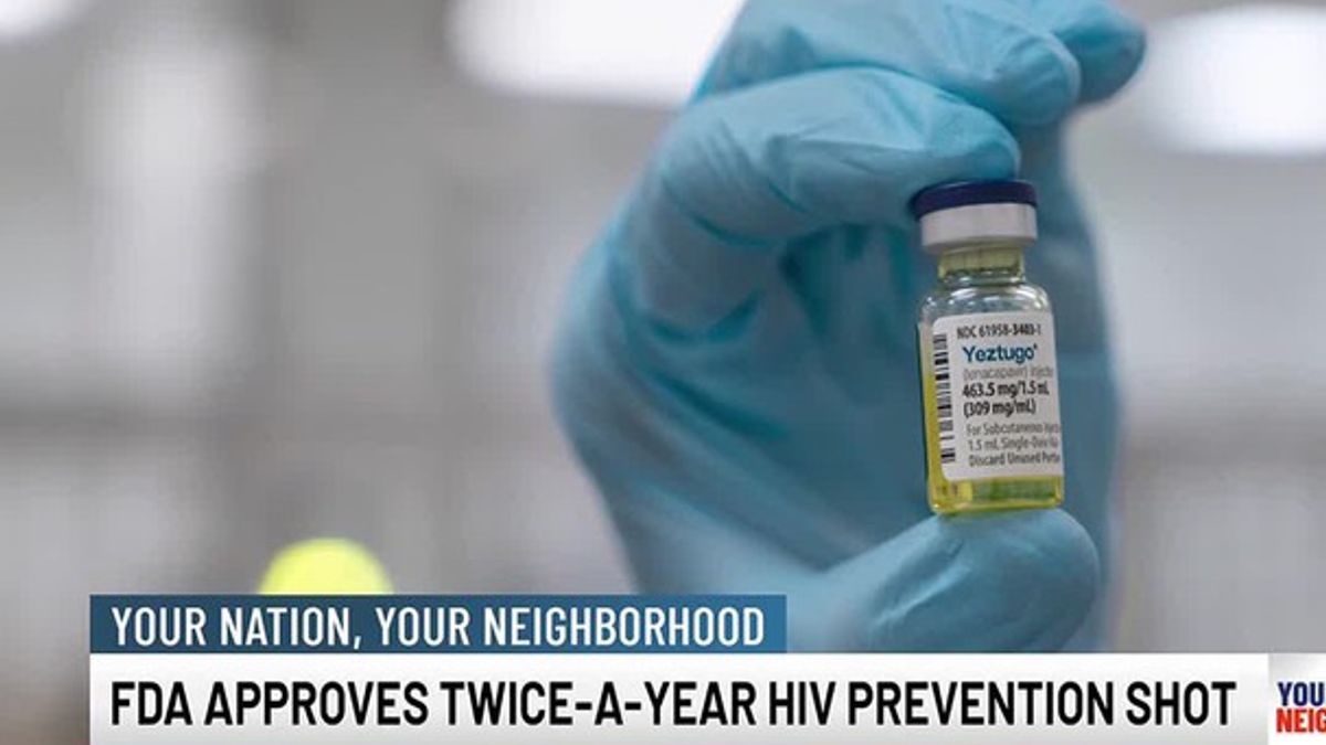 FDA approves twice-a-year HIV prevention shot | Haystack News