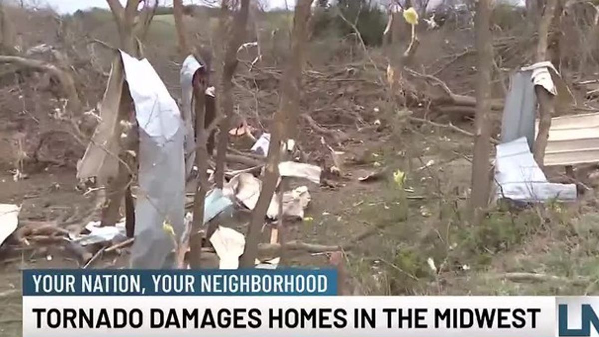 Tornado damages homes in the Midwest | Haystack News