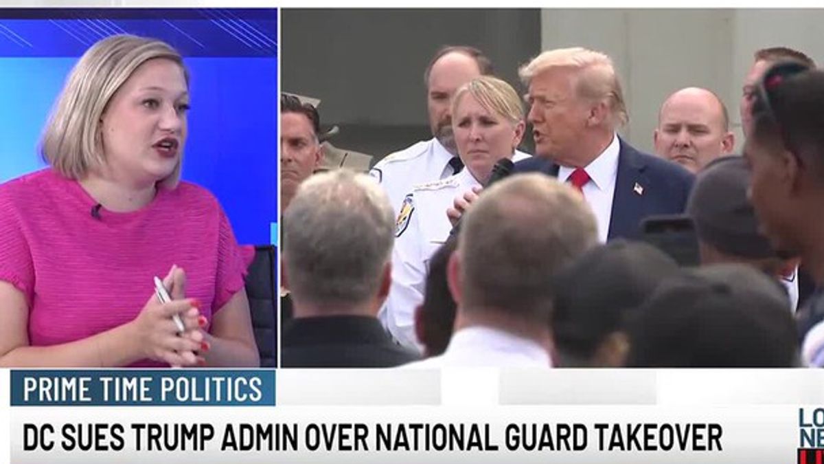 Prime Time Politics: DC sues Trump admin over National Guard takeover ...