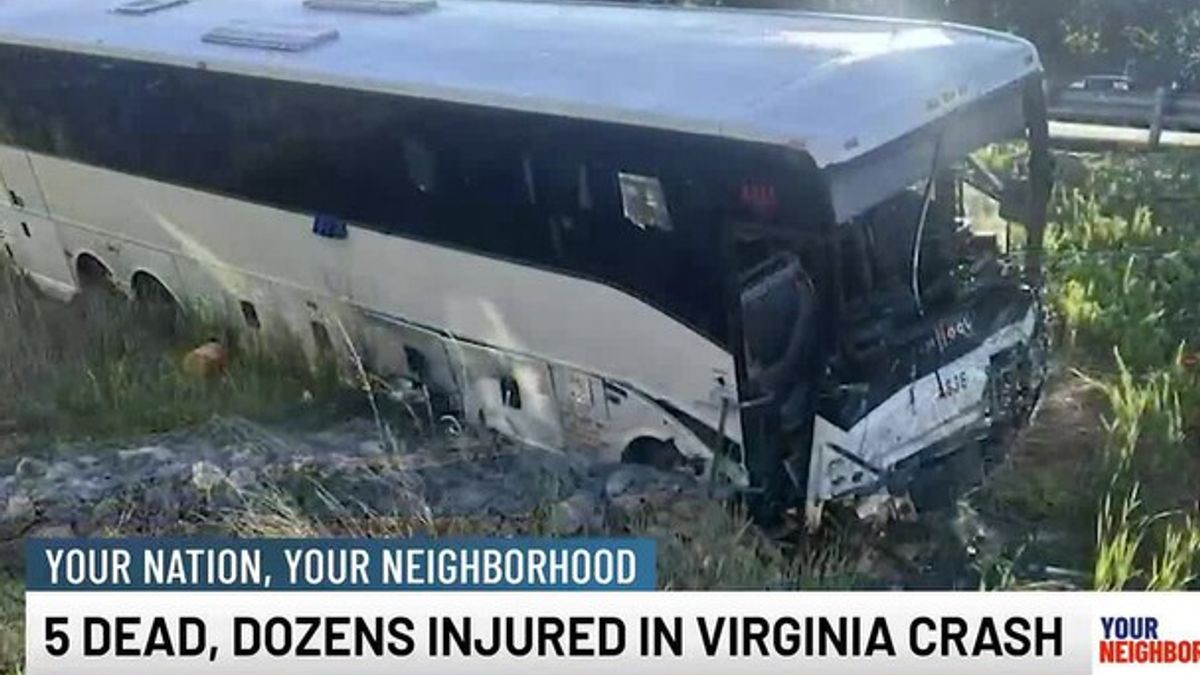 5 dead, dozens injured in Virginia bus crash | Haystack News