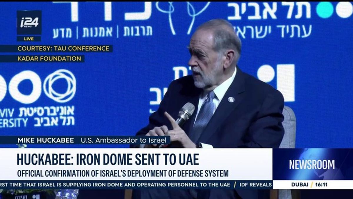 Huckabee: Iron Dome sent to UAE — Official confirmation of Israel's ...