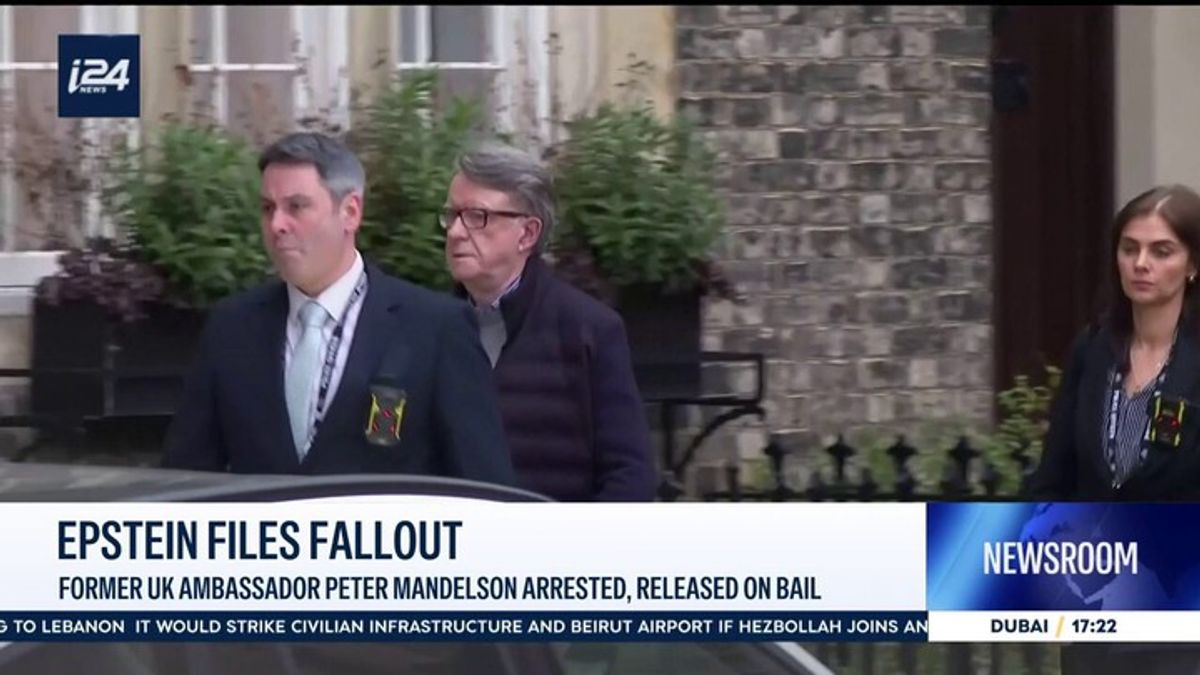 Epstein files fallout: former UK Ambassador Peter Mandelson arrested ...